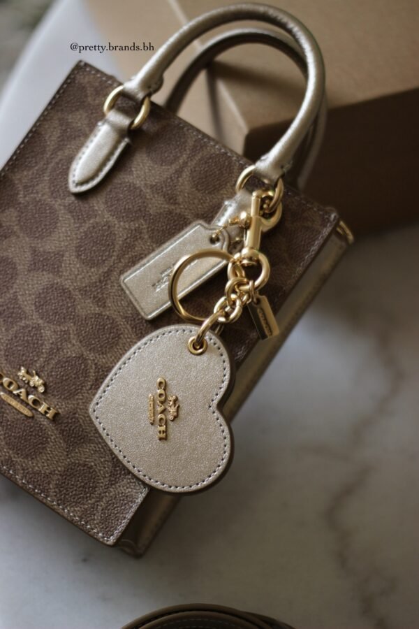 Boxed mini tote bag coach - Image 3