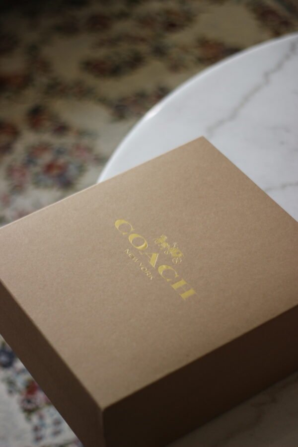 Boxed mini tote bag coach - Image 5
