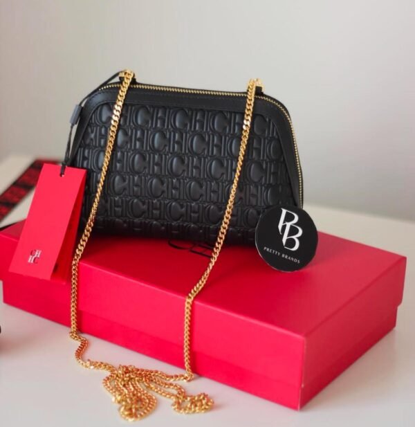 Carolina Herrera – BLack Mini Crossbody bag - Image 3