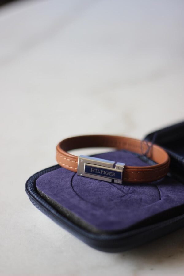 Tommy Hilfiger - Light Brown Leather Bracelet - Image 2