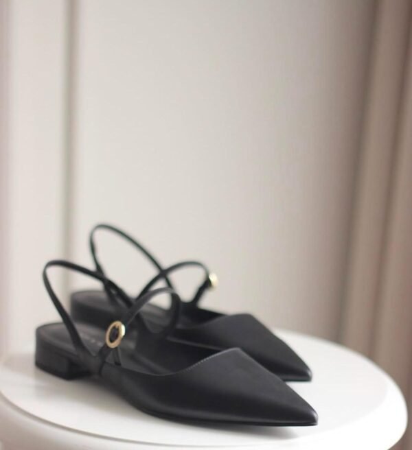 Charles and Keith - Roxane Slingback Mary Jane Flats - Black
