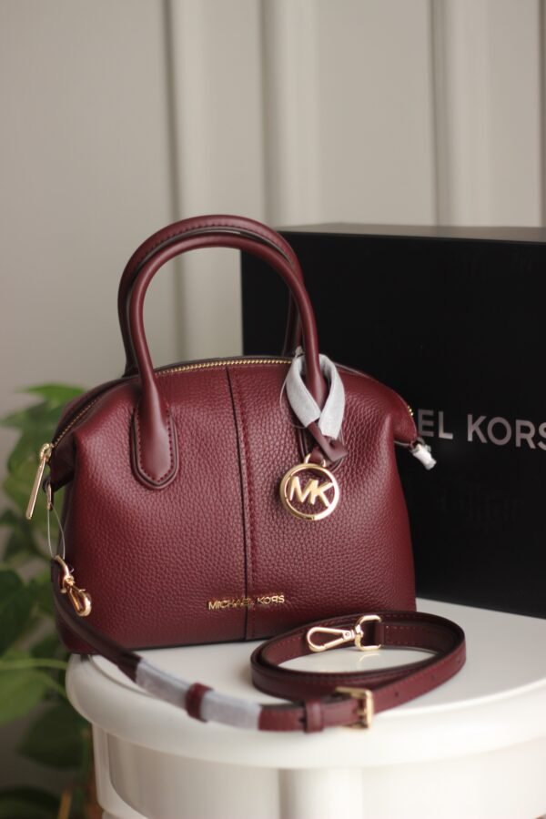 Michael kors- Hyde Small Pebbled Leather Satchel - Image 2