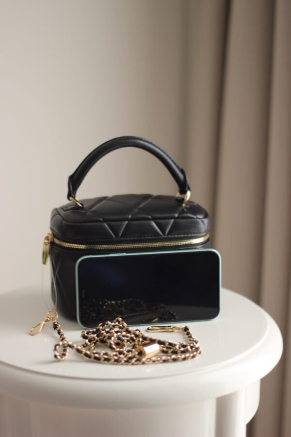 Charles & keith Arwen Quilted Top Handle Vanity Bag - Image 2