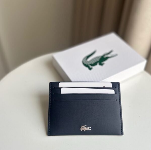 Lacoste card holder navy blue - Image 2