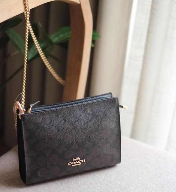 Coach - crossbody bag brown - Image 2