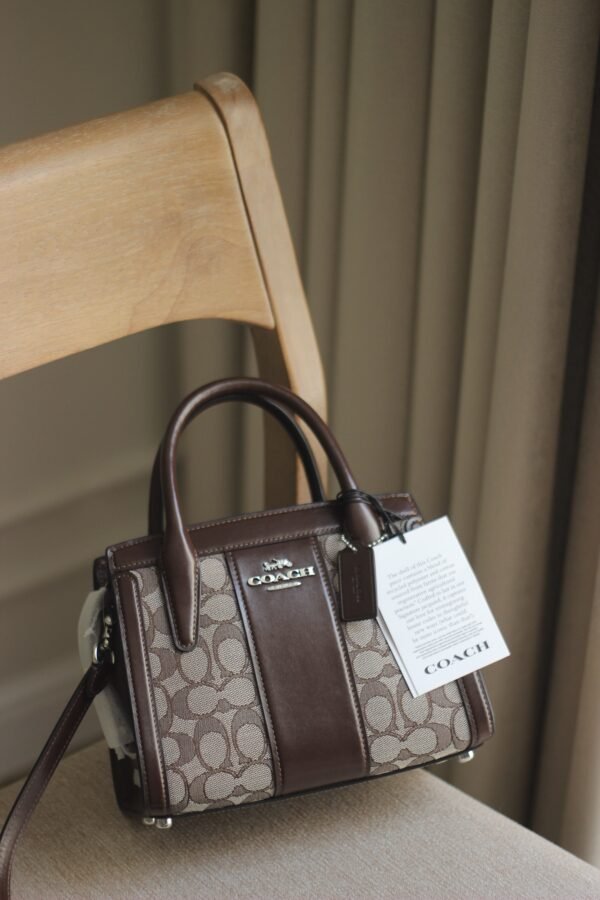 Coach - top handle plum - medium size - Image 2