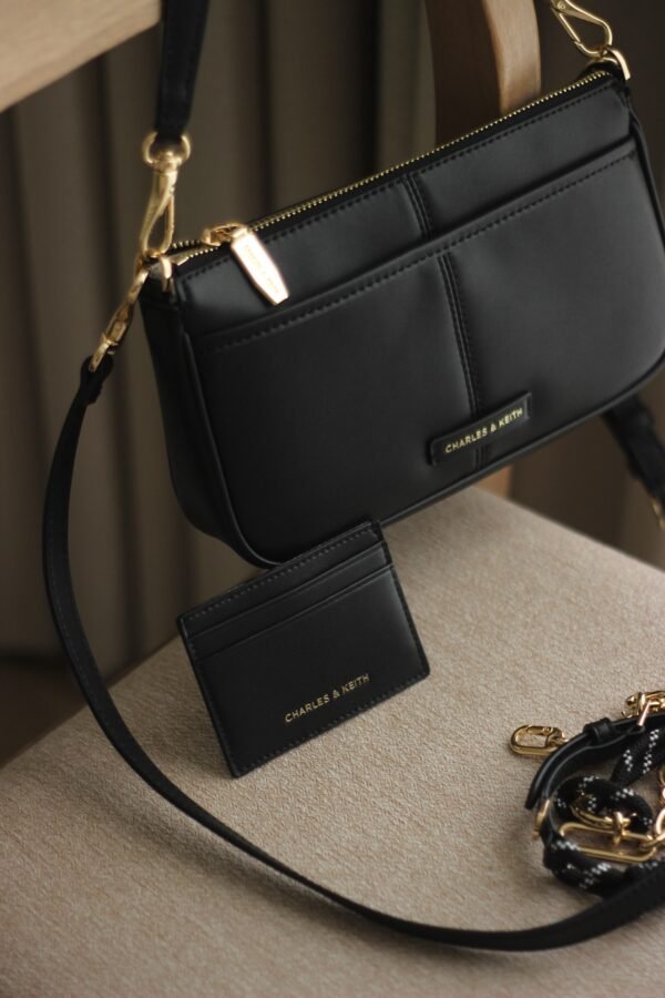 CHARLES & KEITH Addison Knotted-Rope Shoulder Bag - Image 4