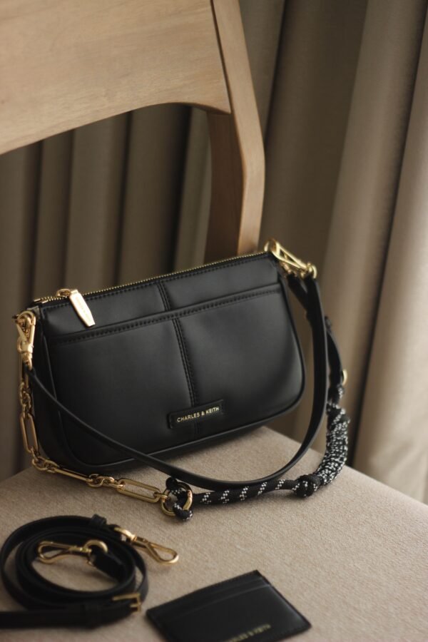 CHARLES & KEITH Addison Knotted-Rope Shoulder Bag - Image 2