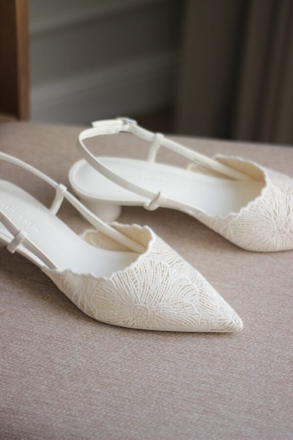 Charles & keith heel white