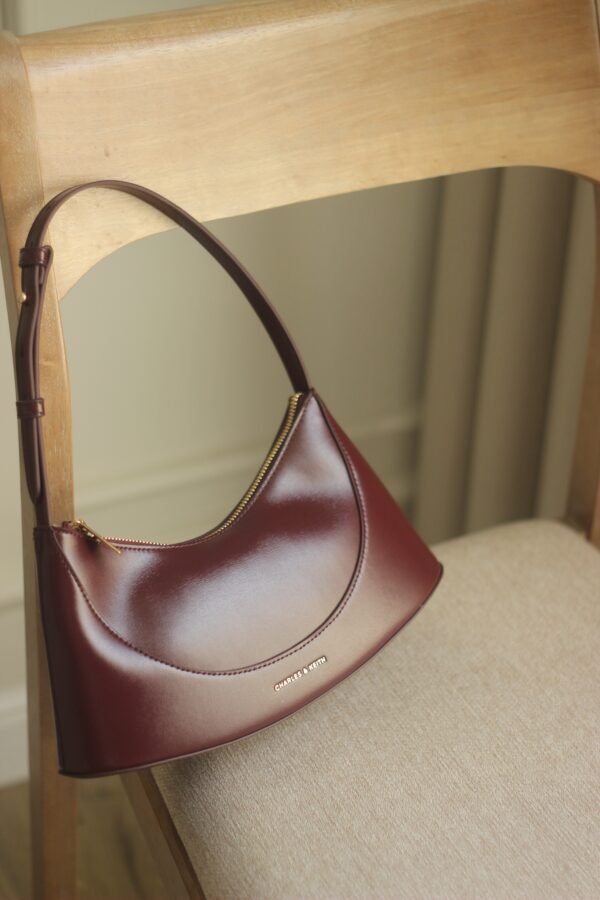 Charles & keith - Sigrid Shoulder Bag - Mulberry Plum - Image 2