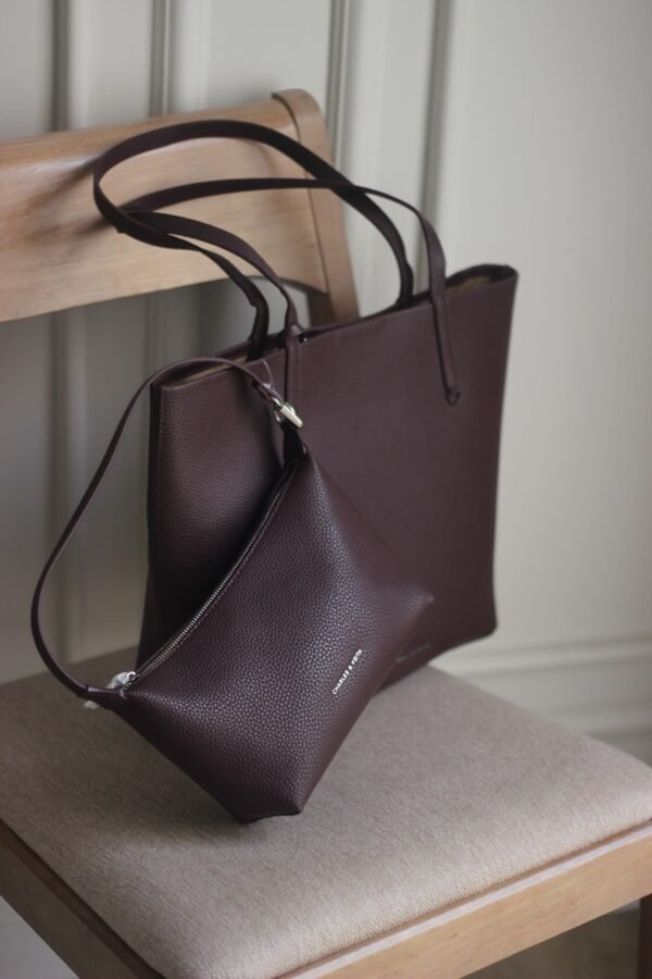 Tote bag charles & keith - plum - Image 2