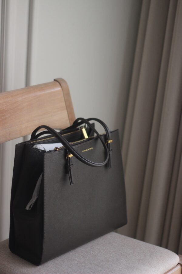 Charles & keith tote bag - dark moss