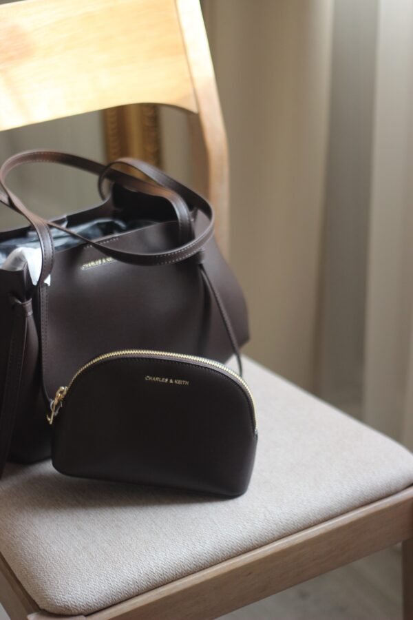 Calla tote bag - espresso brown - Image 2
