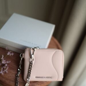 Pink card holder