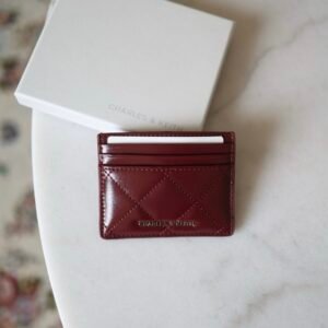Charles&keith - burgundy cardholder