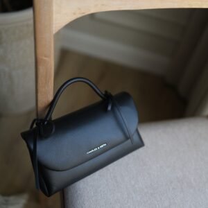 Hazel Bow Wallet On Chain - Noir