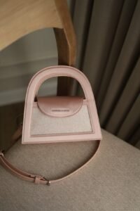 Este glittered top handle bag - pink