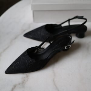 Meia floral black textured - CHARLES&KEITH