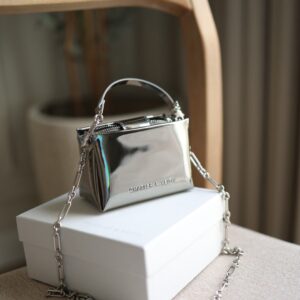 Bosie Metallic Micro Bag - Pewter