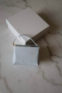 Bosie Metallic Micro Bag blue