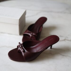 CHARLES KEITH BURGUNDY HEELS