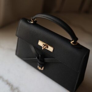 Tricha Knotted-Belt Top Handle Bag