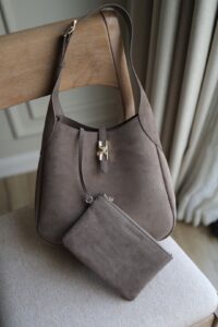 Adalyn Hobo Bag - Stone Grey