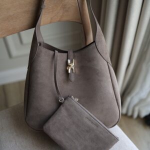 Adalyn Hobo Bag - Stone Grey