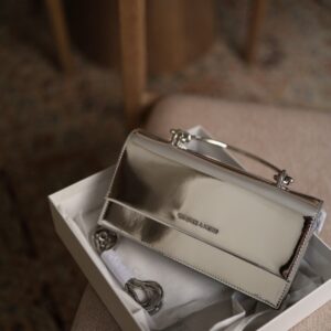 CHARLES&KEITH CROSSBODY BAG - silver