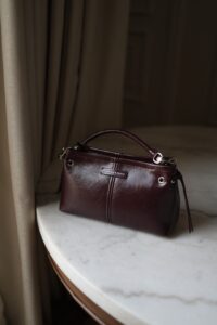Noane Top Handle Bag - Wineberry Red
