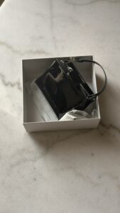 Bosie Metallic Micro Bag -Black