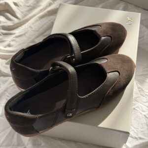 Jace Leather & Suede Sneakers - Dark Brown