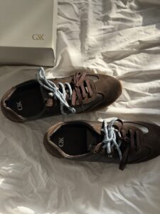 Jace Leather & Suede Sneakers - Dark Brown